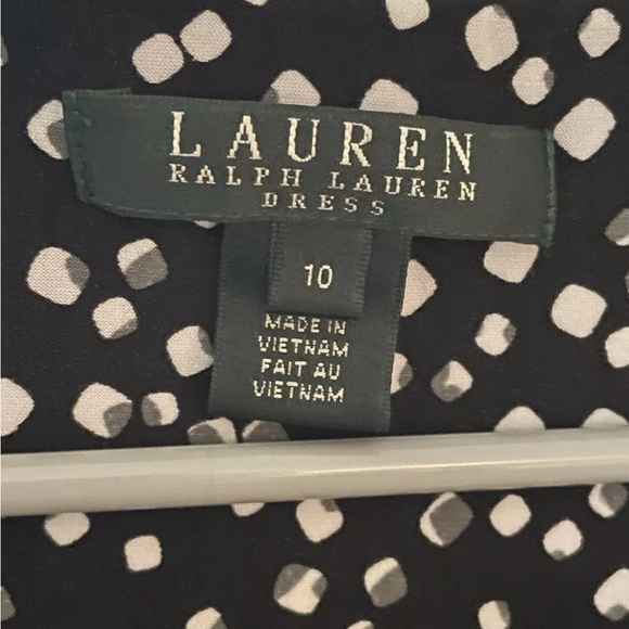 Lauren Ralph Lauren  Midi Dress - Gathered Side - Size 10 - Picture 3 of 3